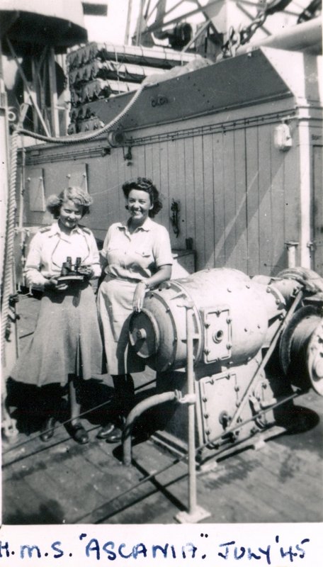 HMS Ascania July 1945